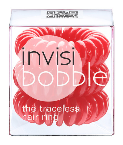 Gumičky do vlasů INVISIBOBBLE červená 3ks